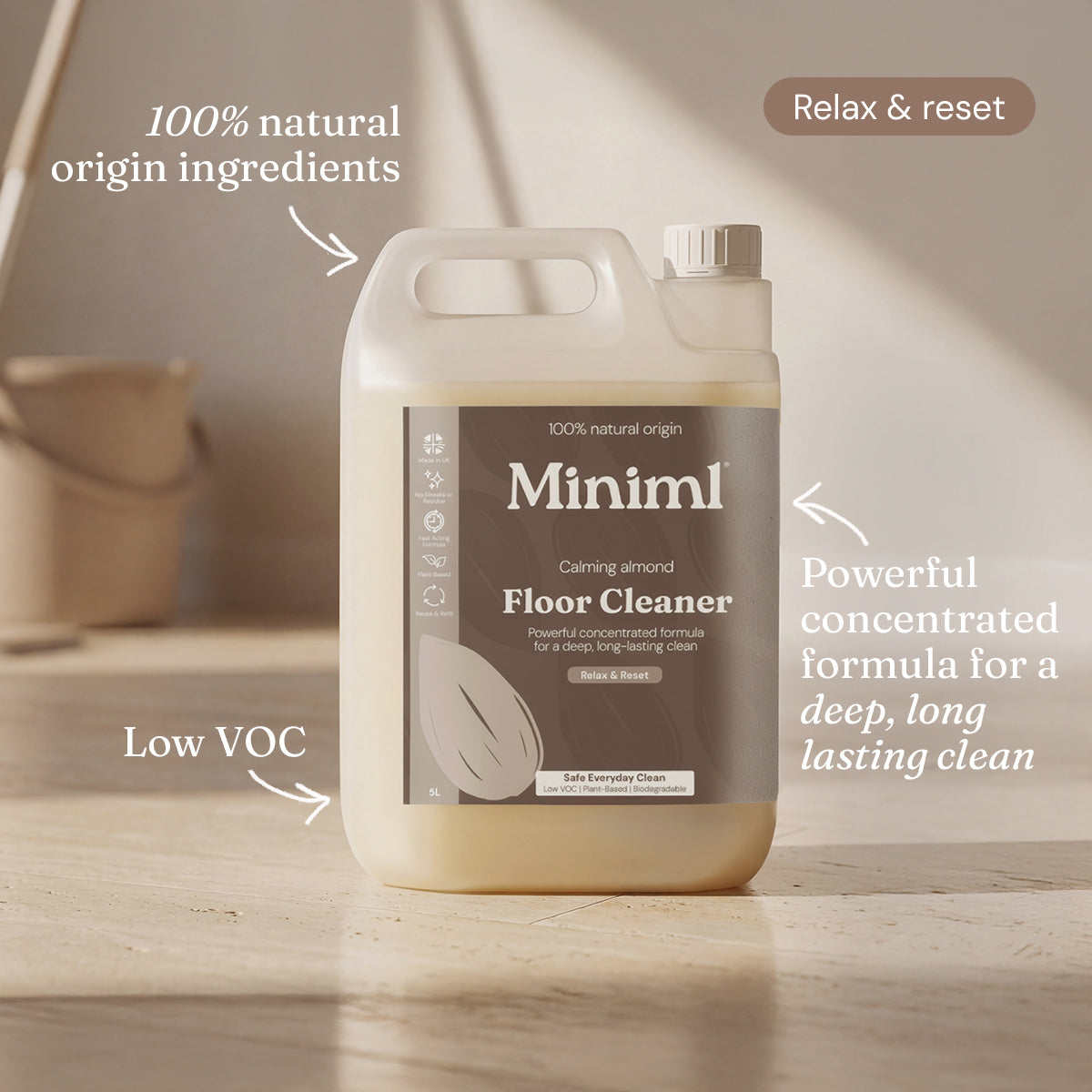 Miniml floor cleaner