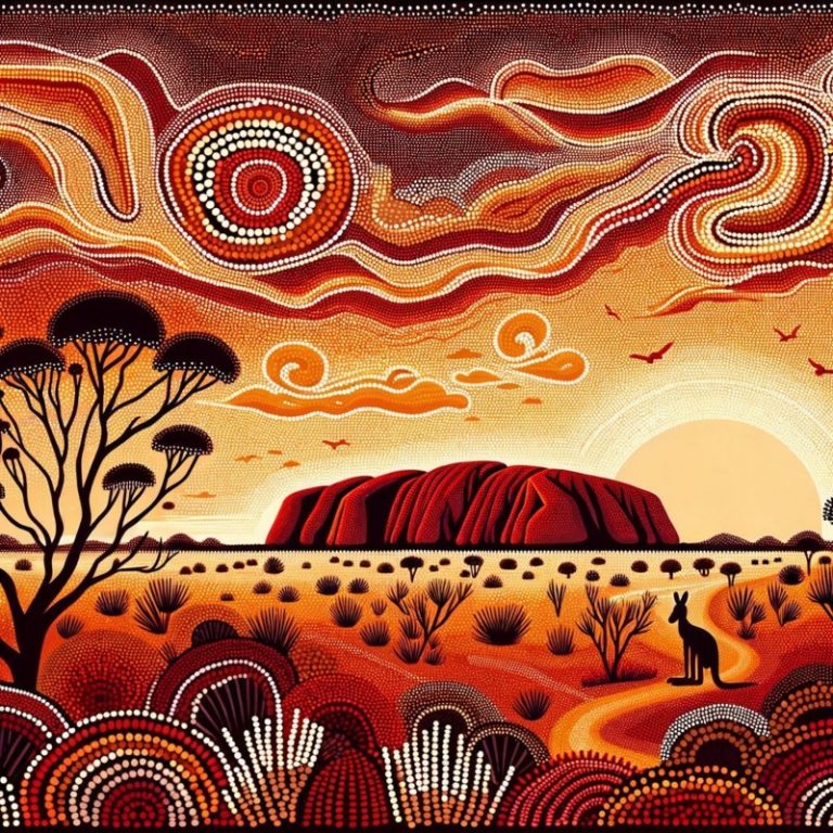 Uluru sunset