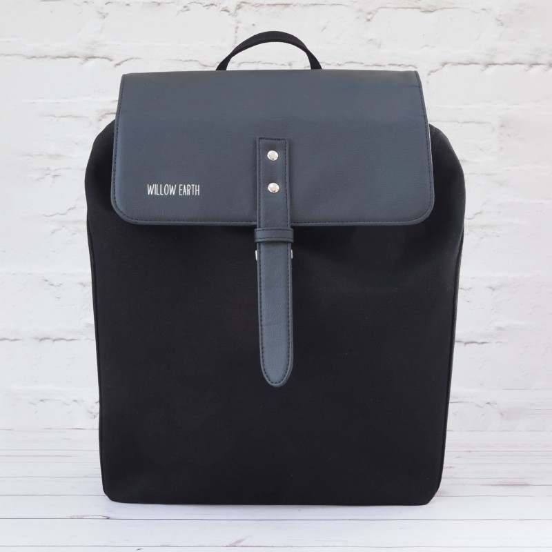 vegan leather backpack