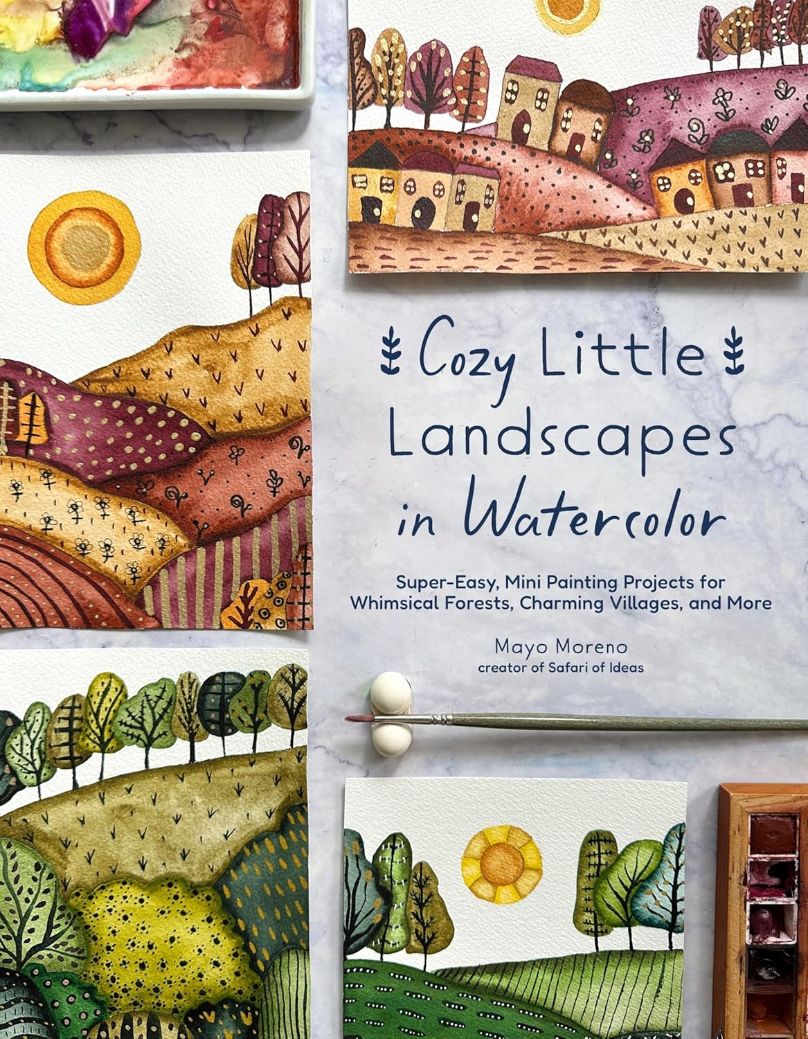 little landscapes in watercolour