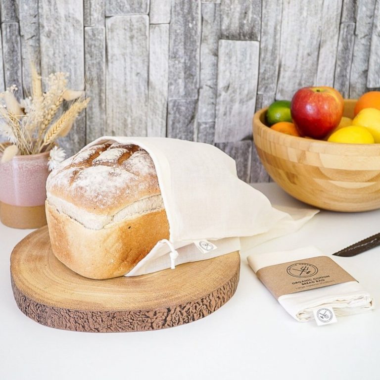 organic cotton bread bag