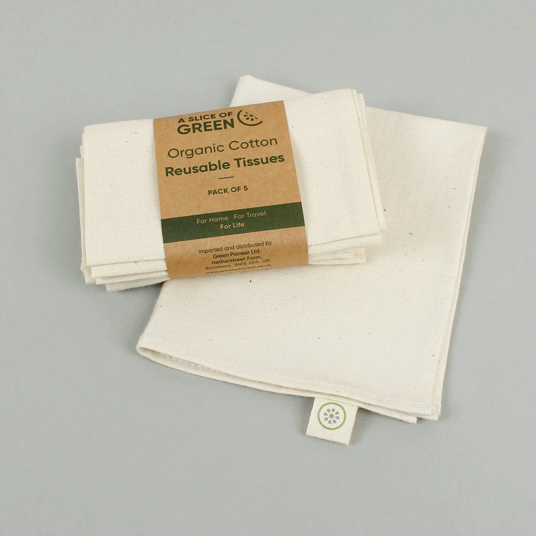 organic cotton reusable tissues