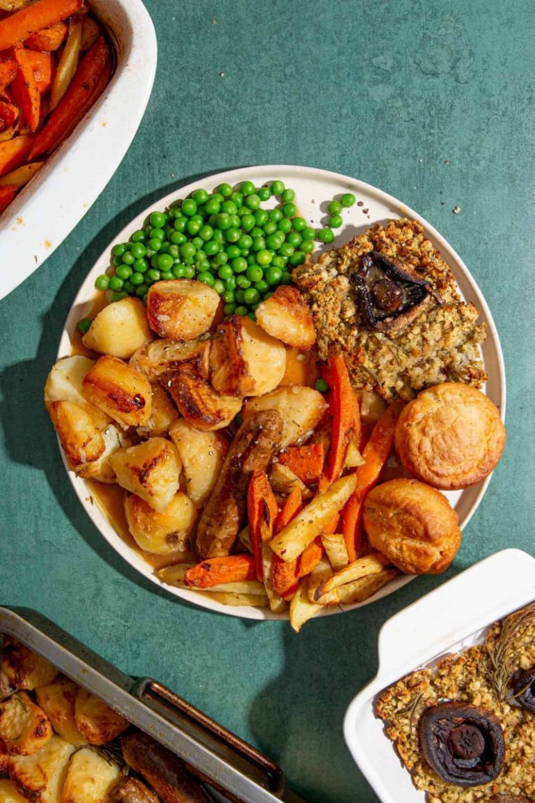 vegan roast dinner