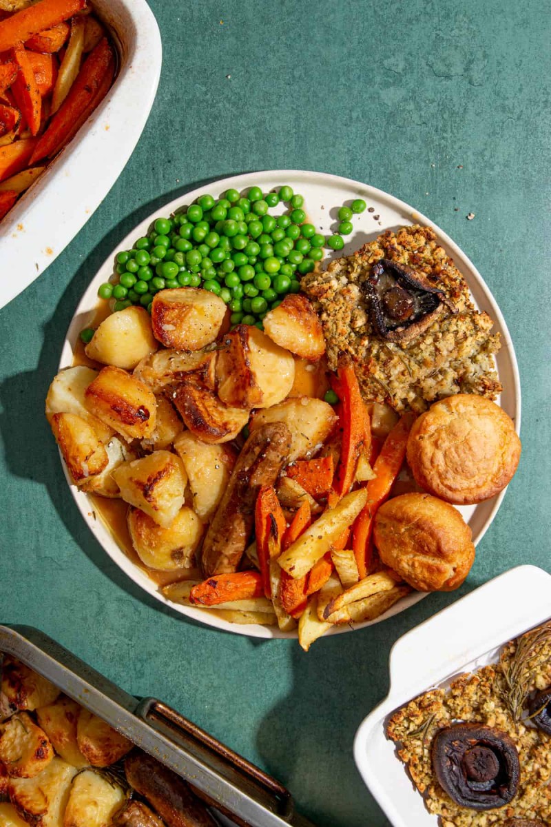 vegan roast dinner