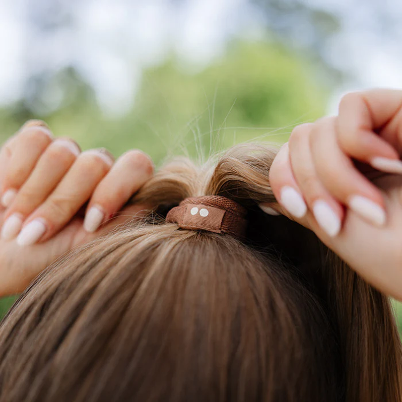 plastic-free hair ties
