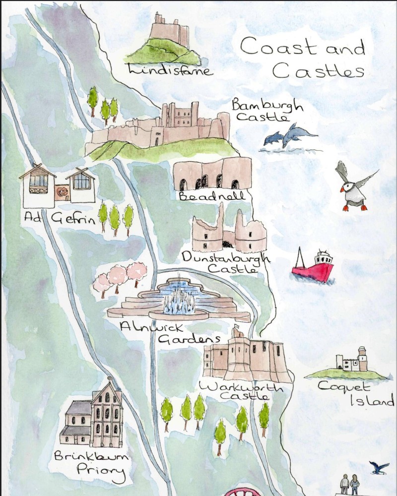 Northumberland coast and castles