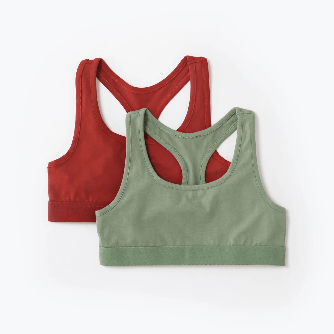 organic cotton bralettes
