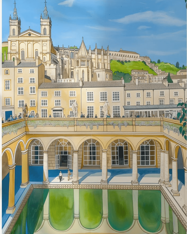 Roman baths Ava Lily