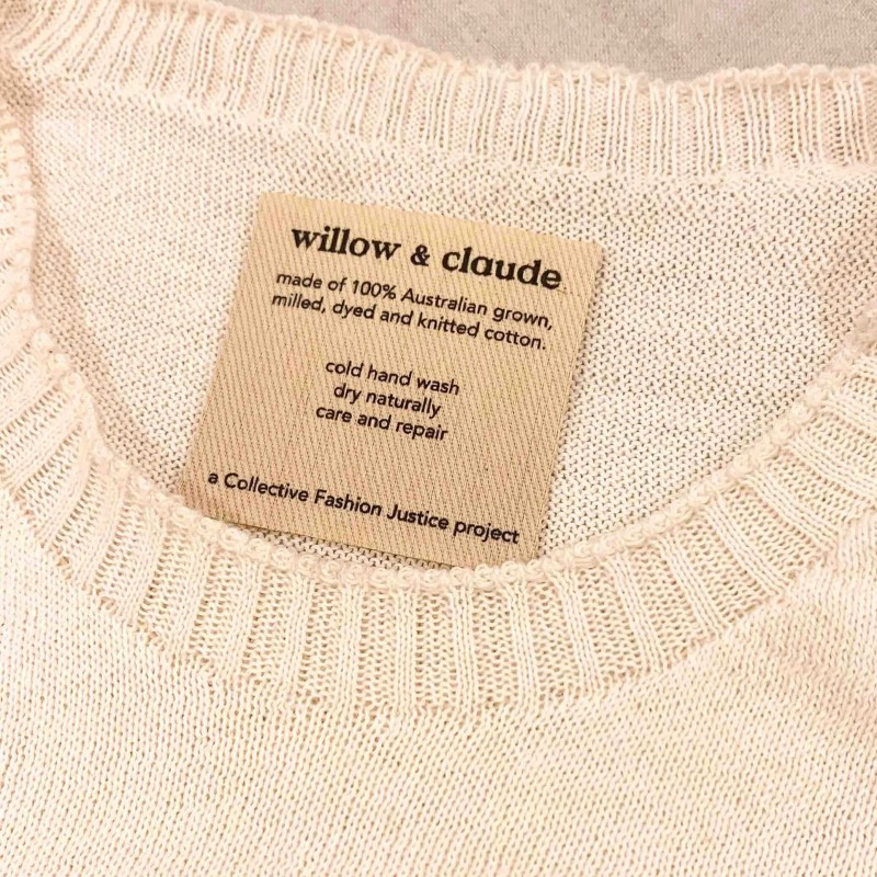 Willow and Claude knitwear