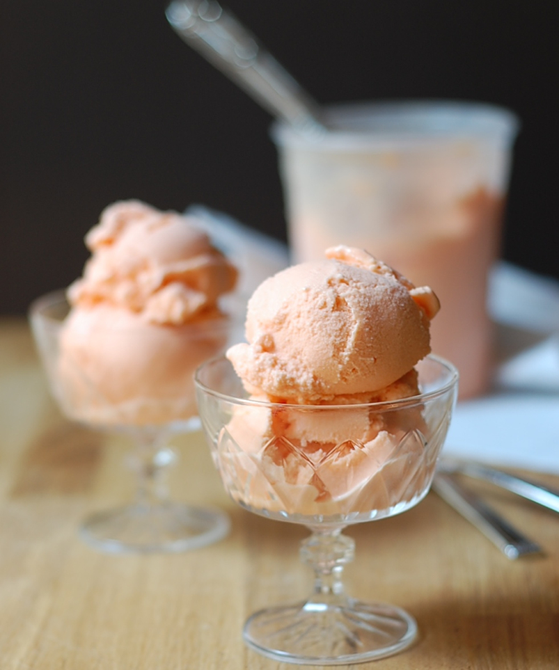 carrot orange sherbet