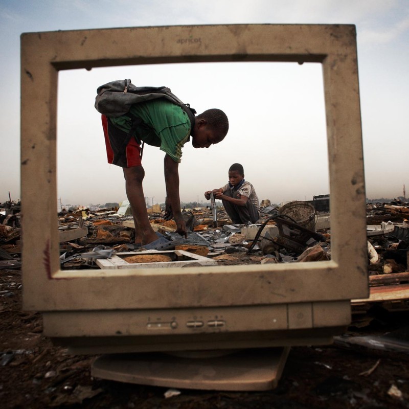 e-waste dump Africa