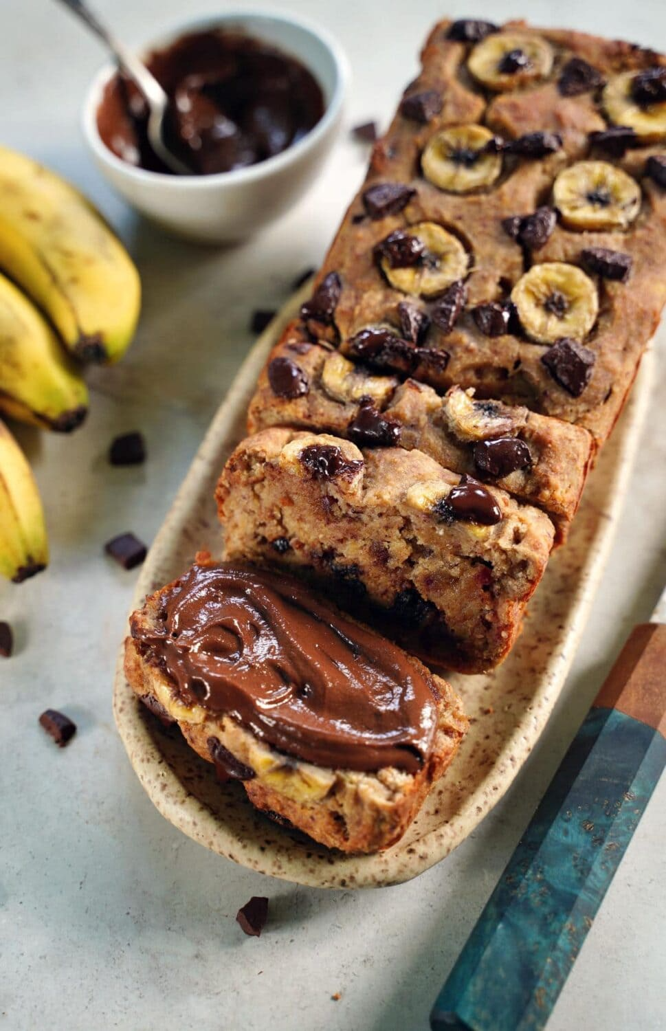 healthy banana bread