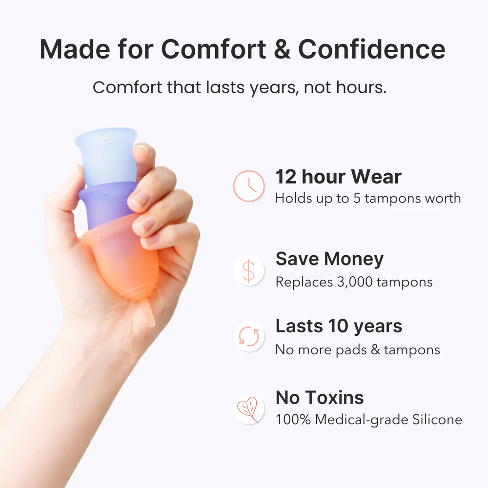 menstrual cup benefits
