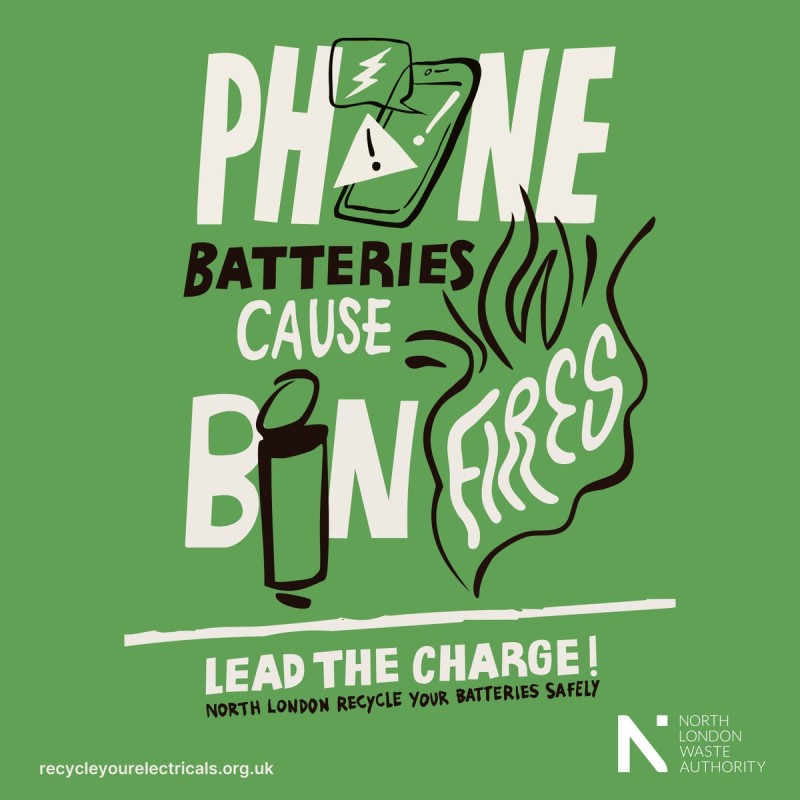 recycle phone batteries