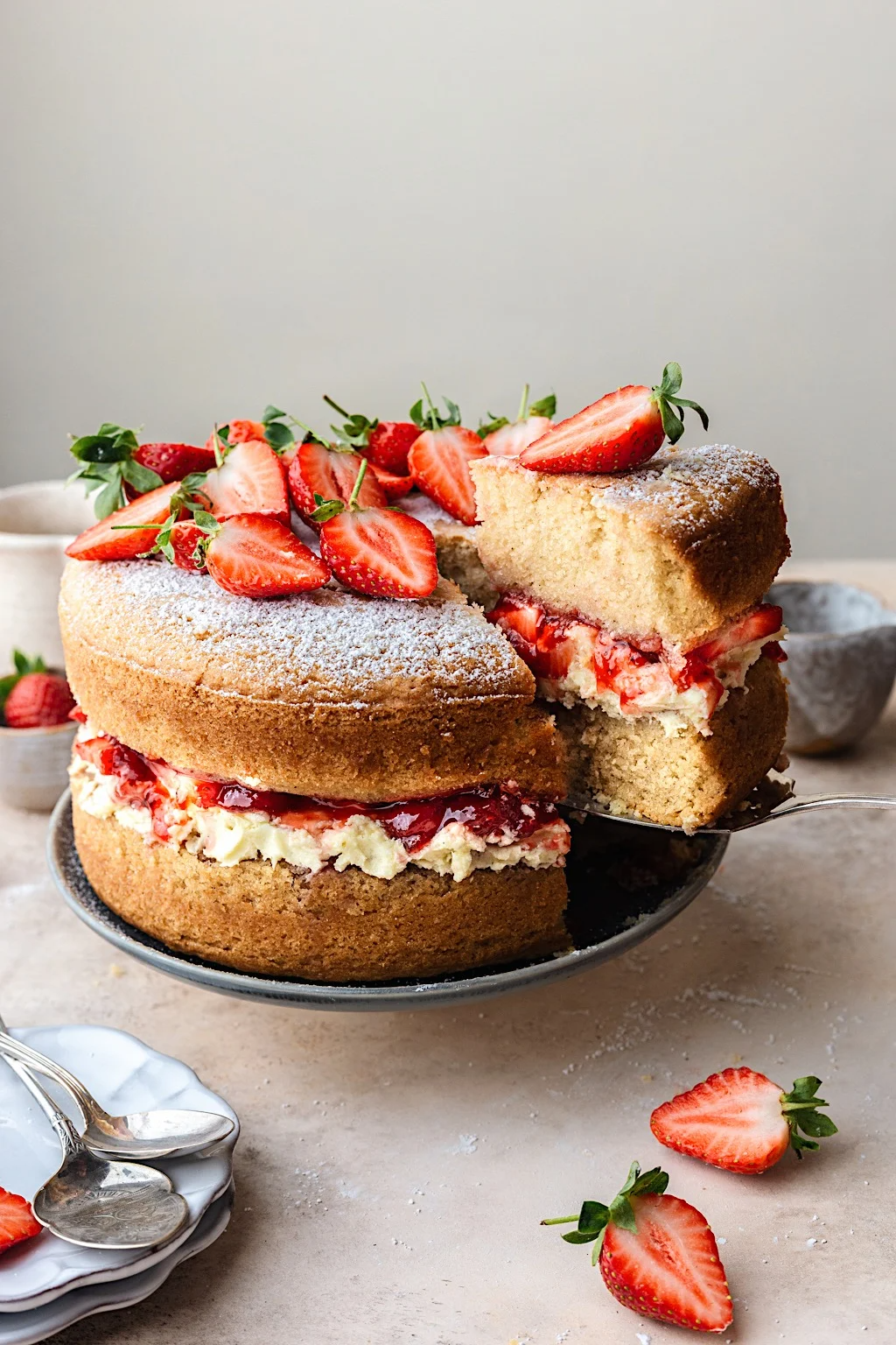 vegan Victoria sponge