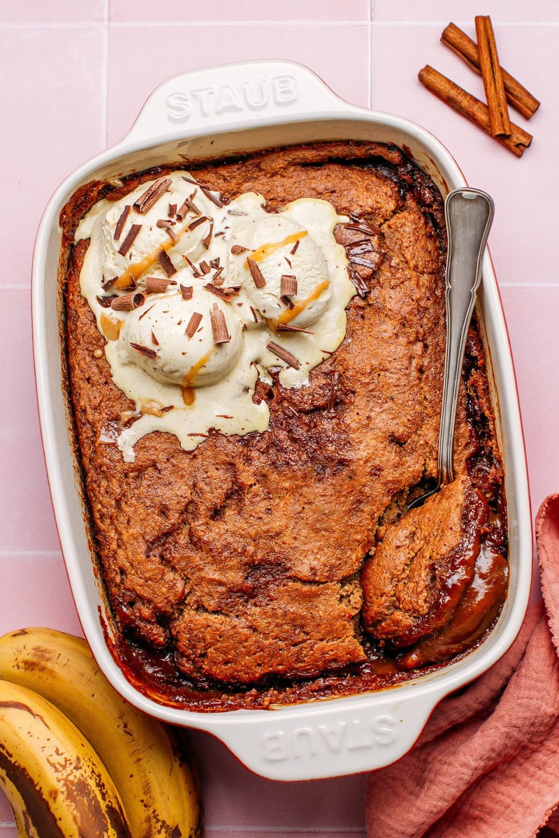 banana self saucing pudding