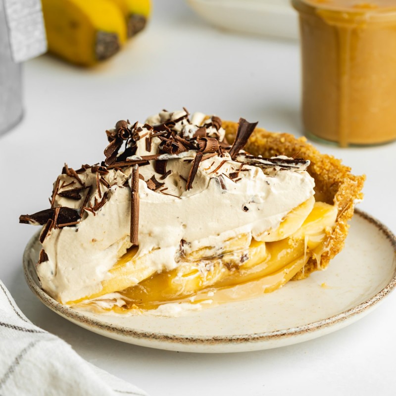 vegan banoffee pie