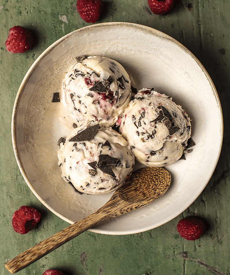 vegan black forest ice cream
