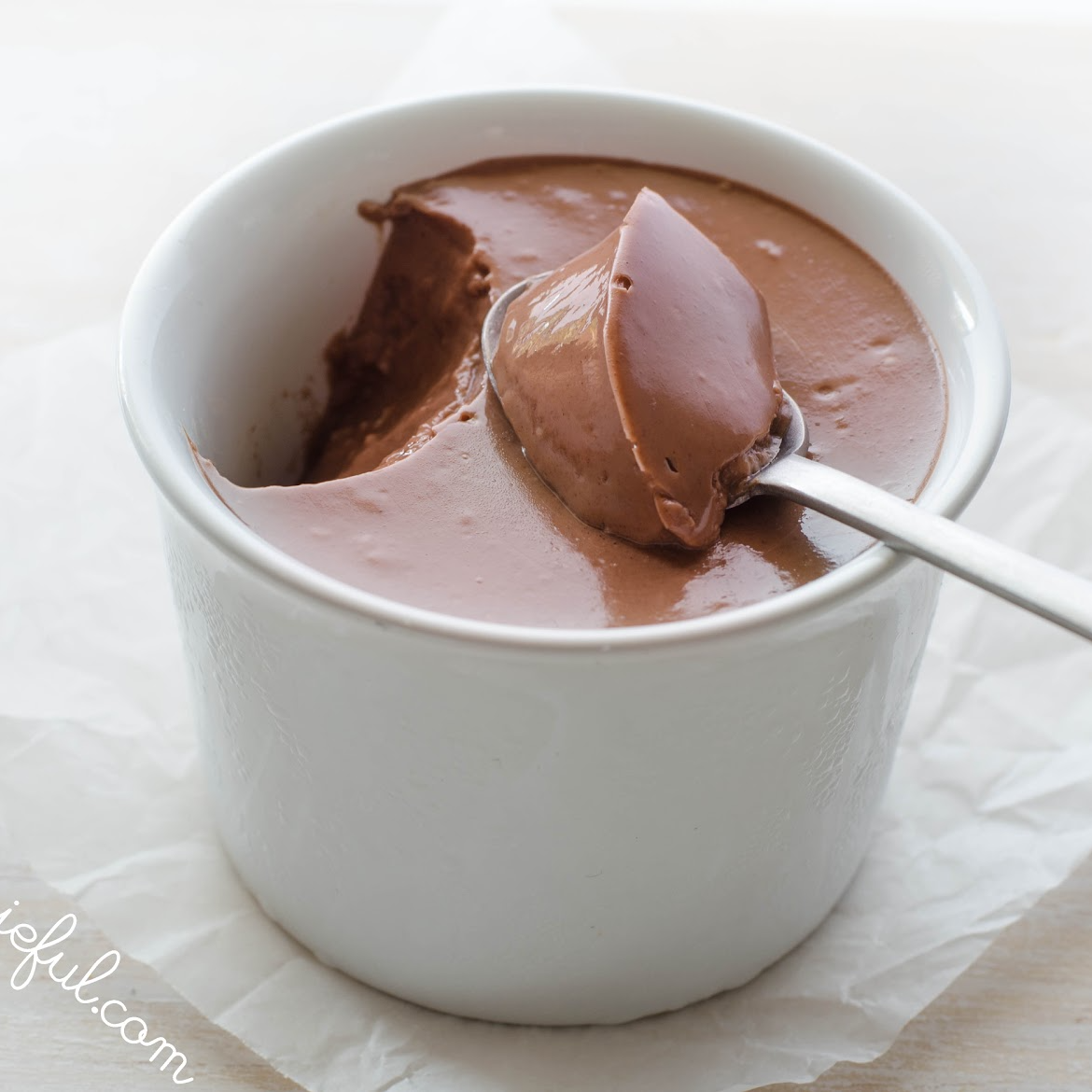 vegan chocolate custard