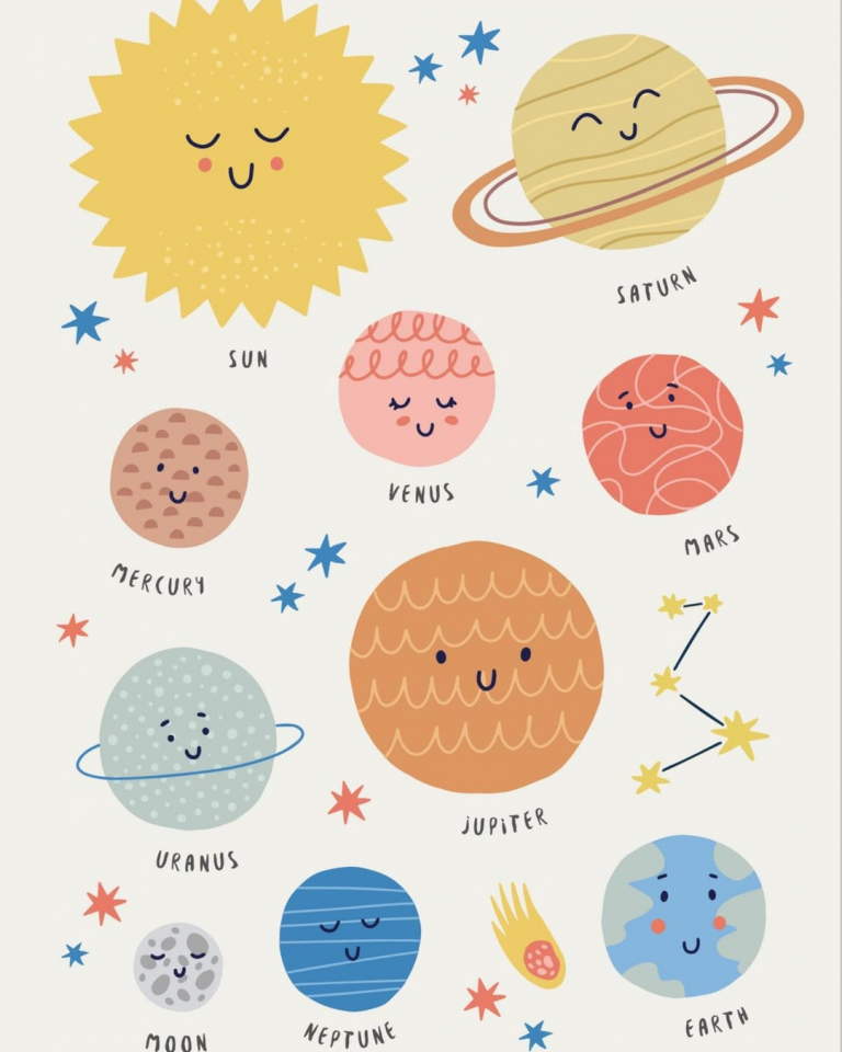 whimsical solar system