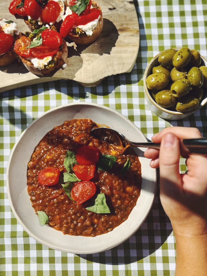 BOL lentil bolognese
