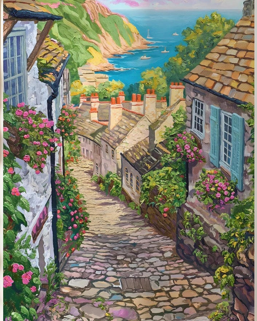 Clovelly village