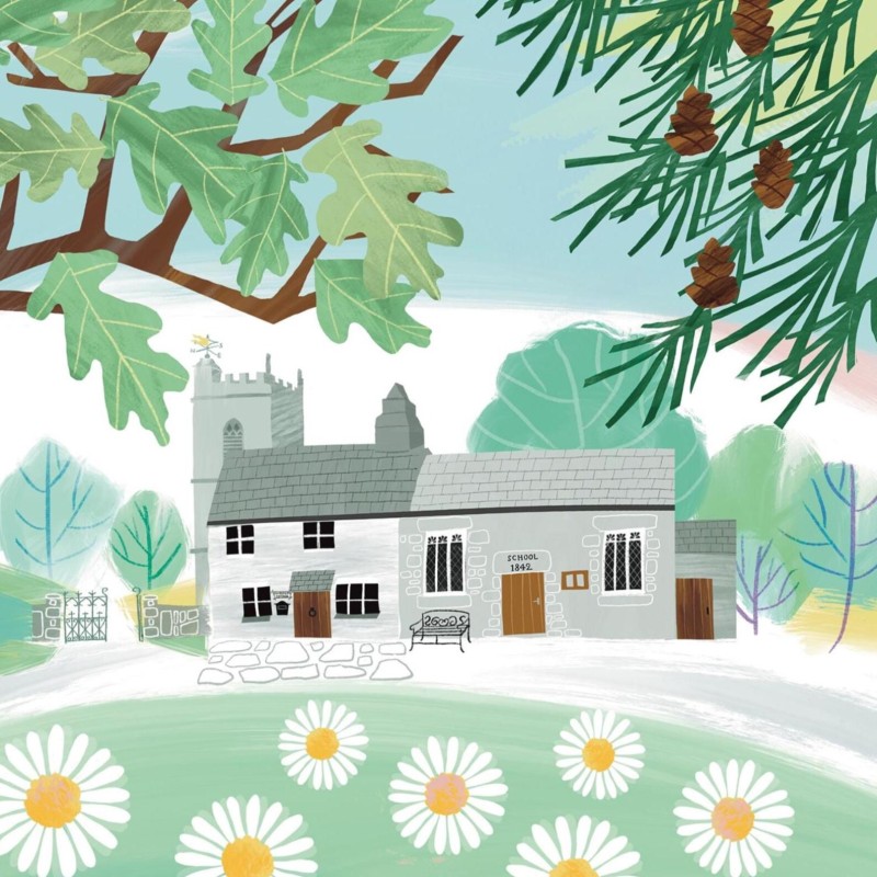 Cornish village Gill Wild