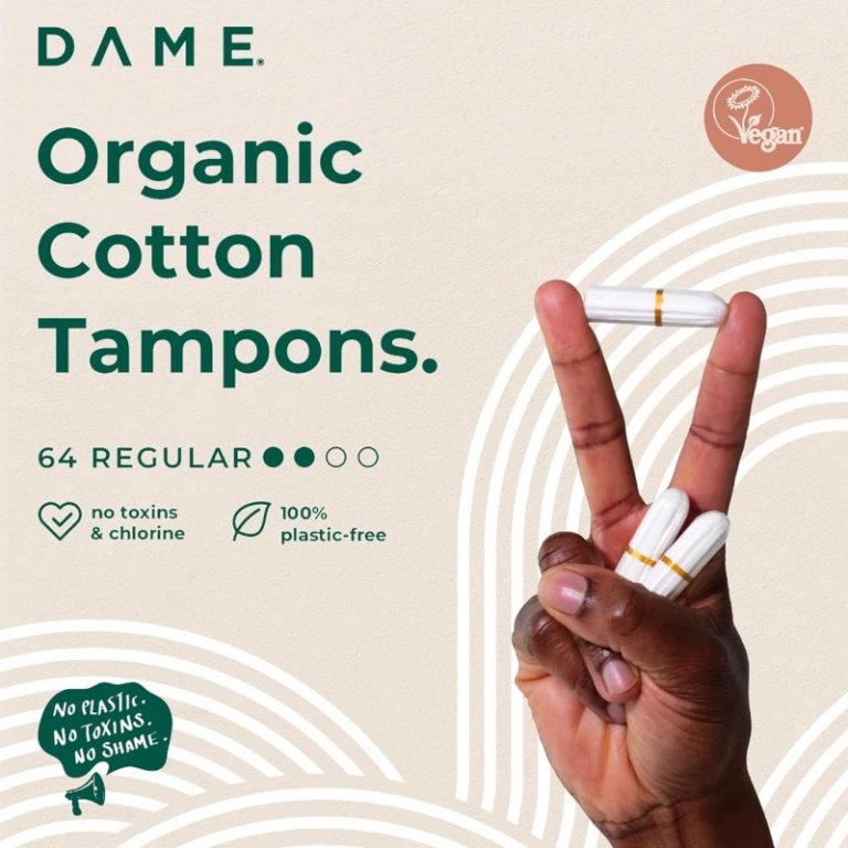 DAME organic cotton tampons
