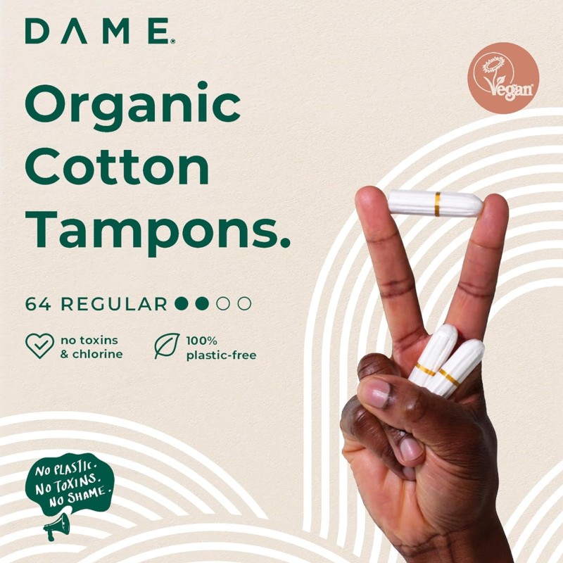 DAME organic cotton tampons
