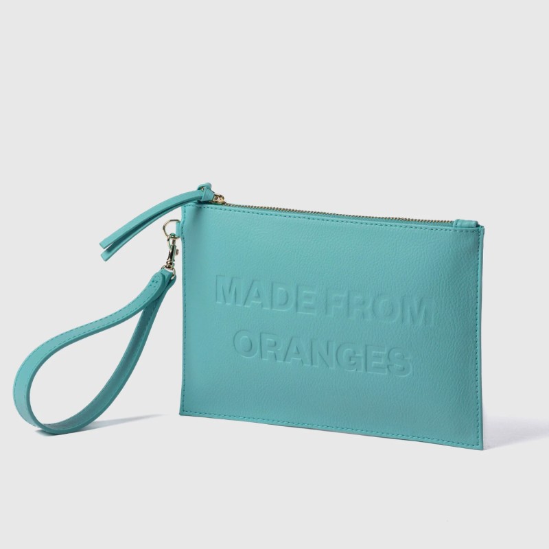 vegan apple leather pouch