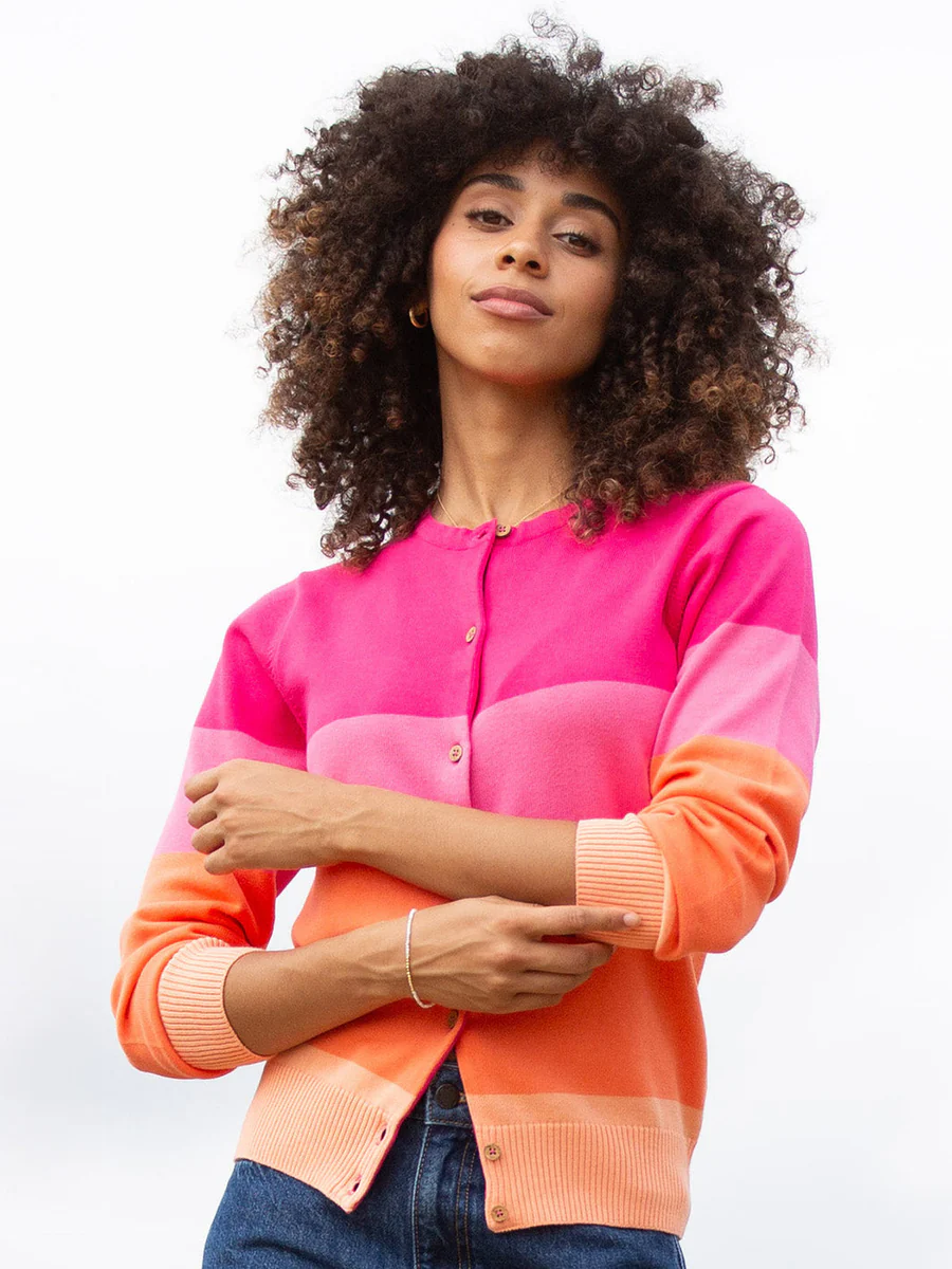 organic cotton cardigan