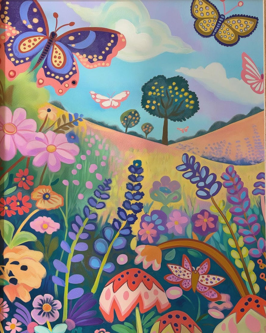butterfly wild meadow