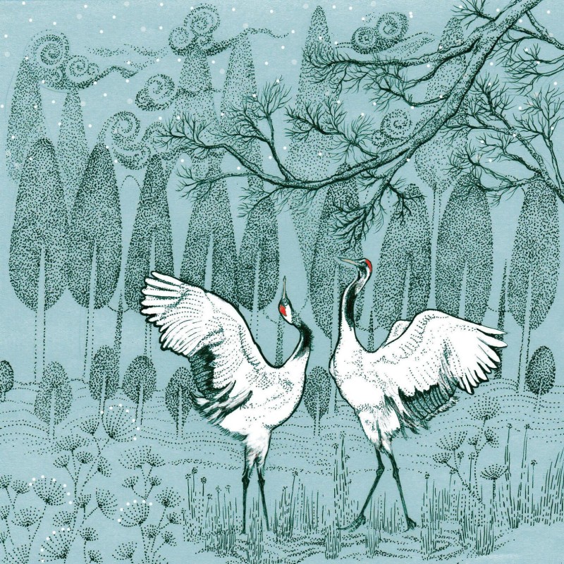 dancing cranes