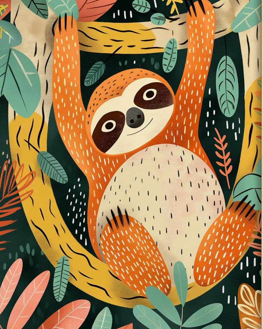 happy sloth