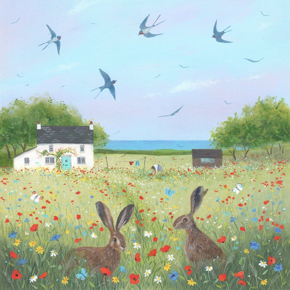 hares and swallows Julia Crossland