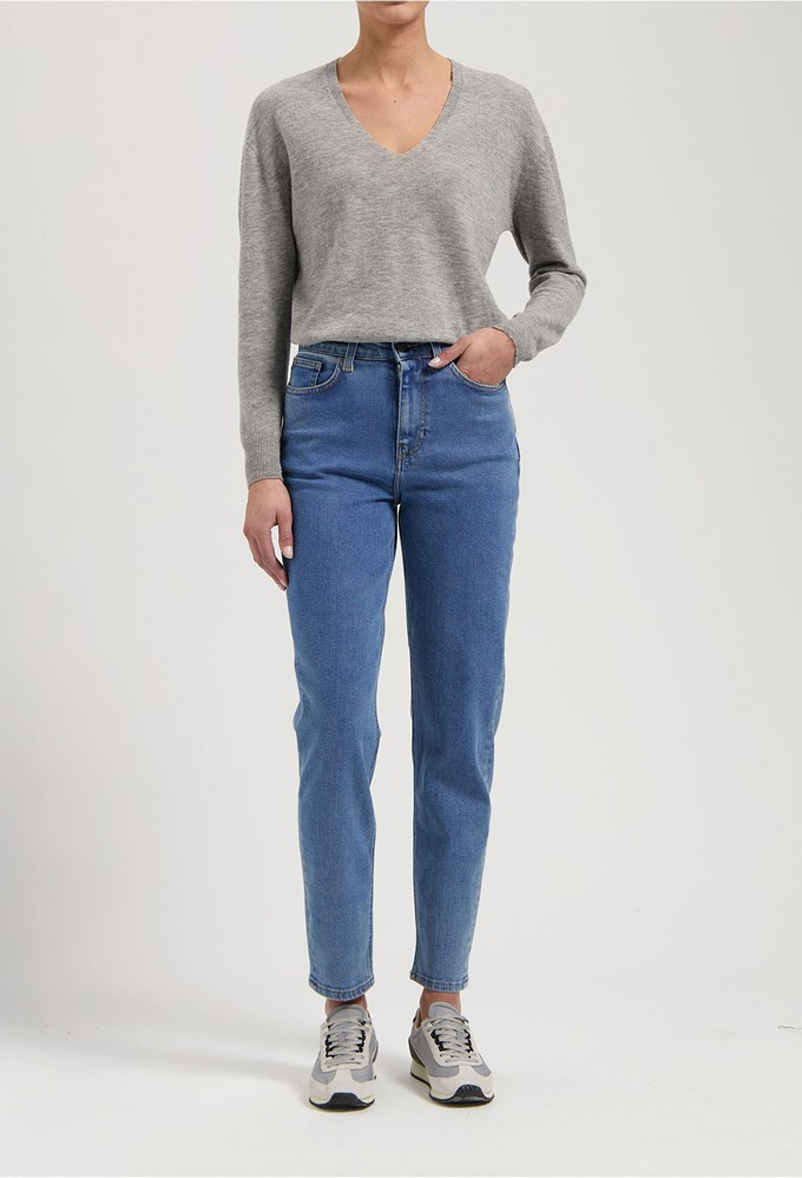 high tapered jeans