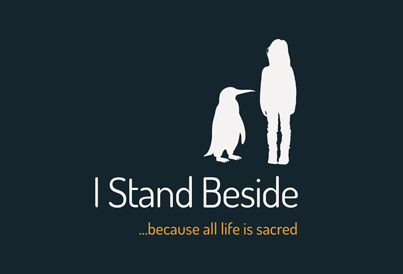 I stand beside