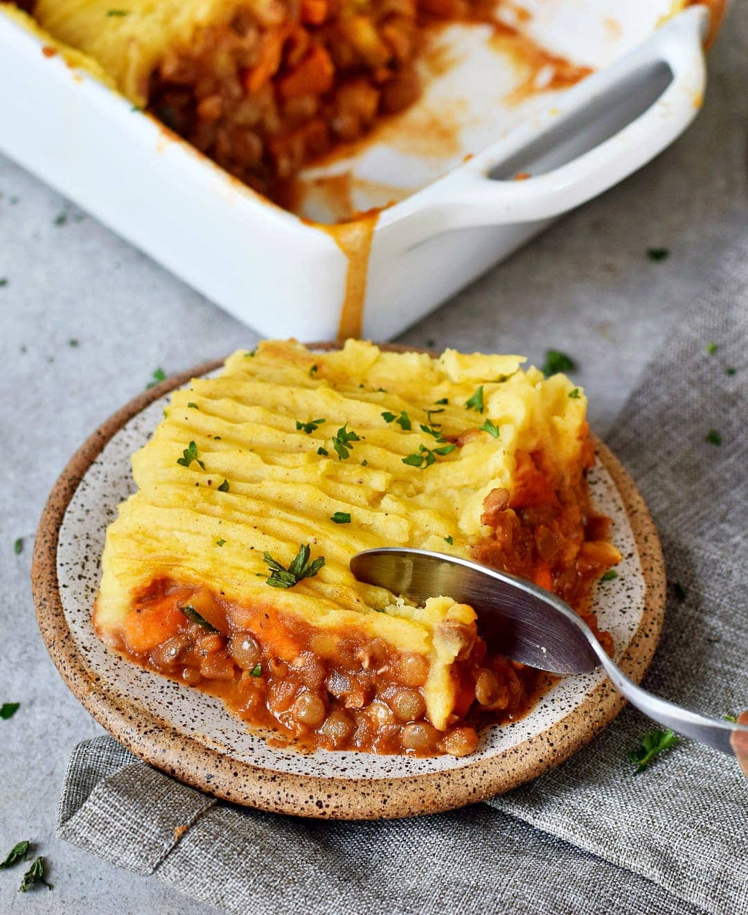 lentil shepherd's pie