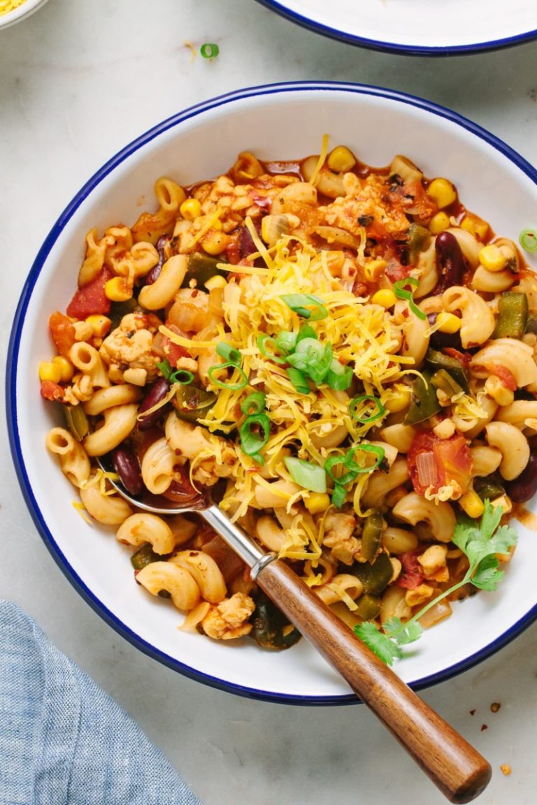 one pot vegan chilli mac
