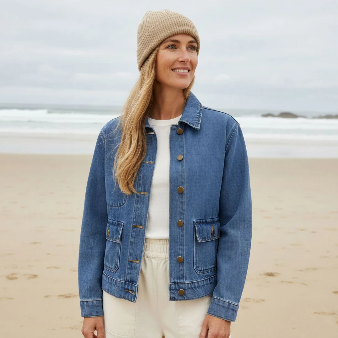 organic cotton denim jacket