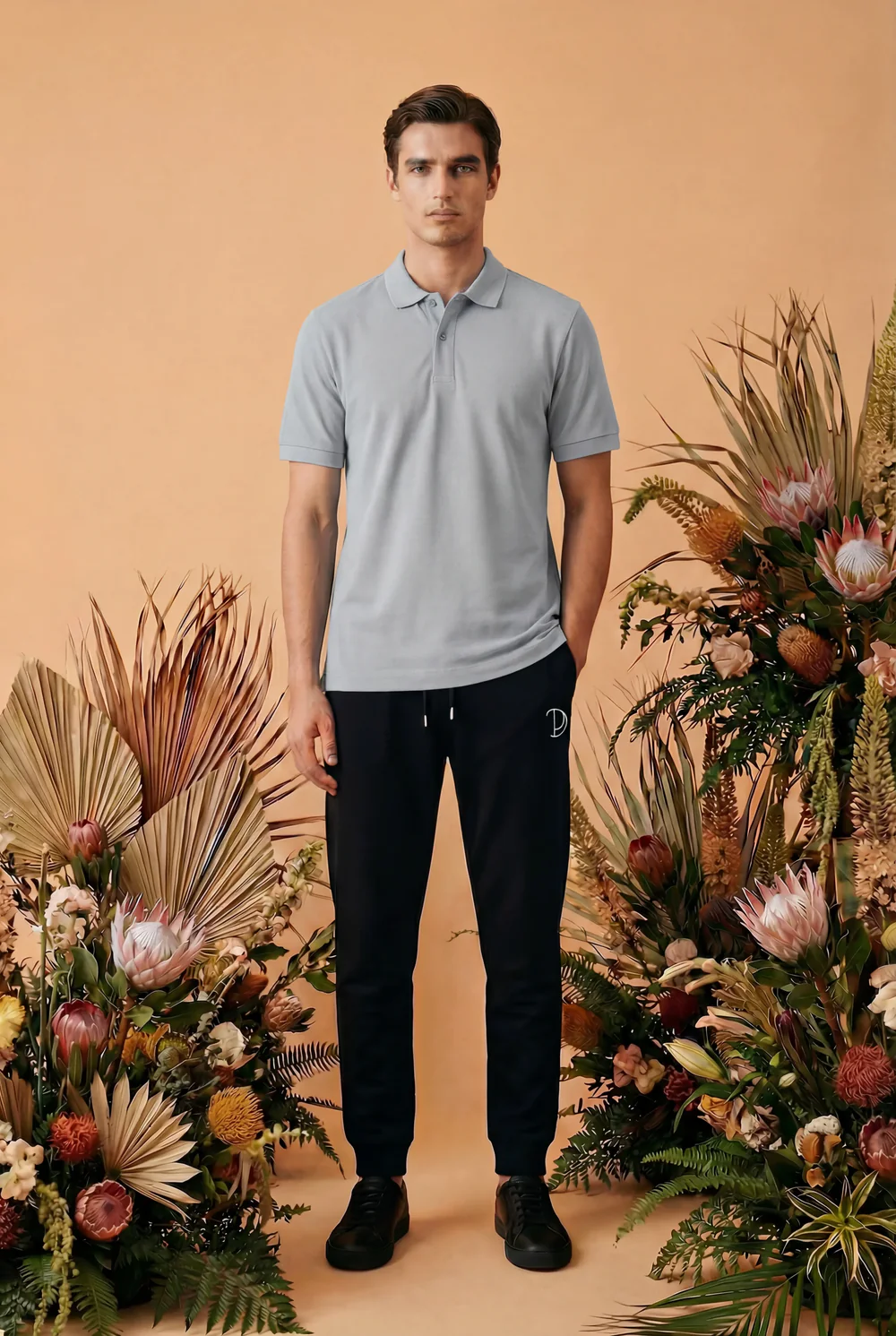 organic cotton polo shirt