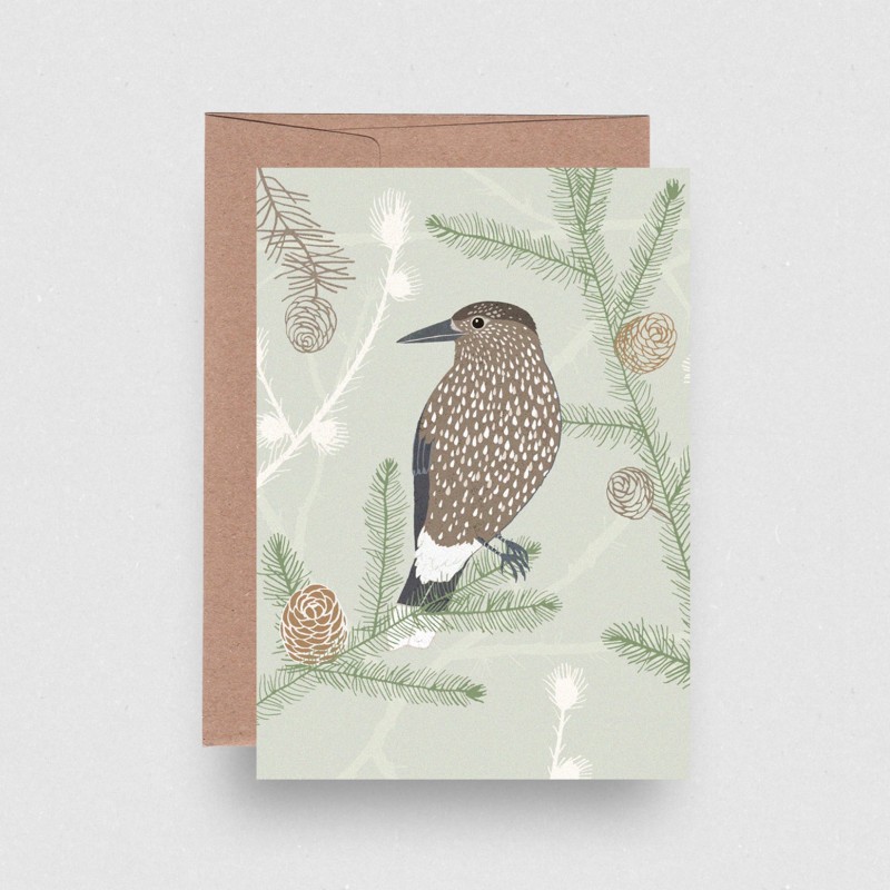 peaceful bird eco card