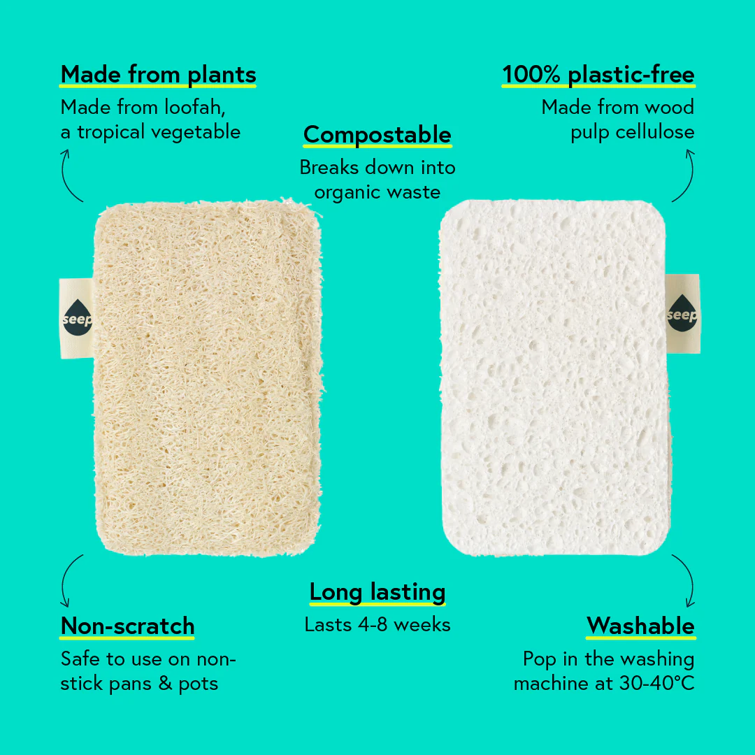 SEEP plastic-free cleaning tools