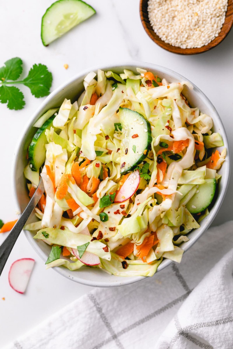sesame cabbage salad
