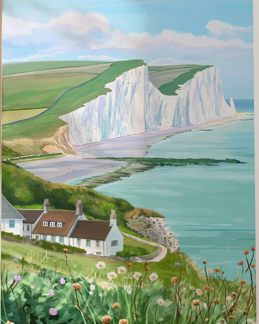 seven sisters cliffs