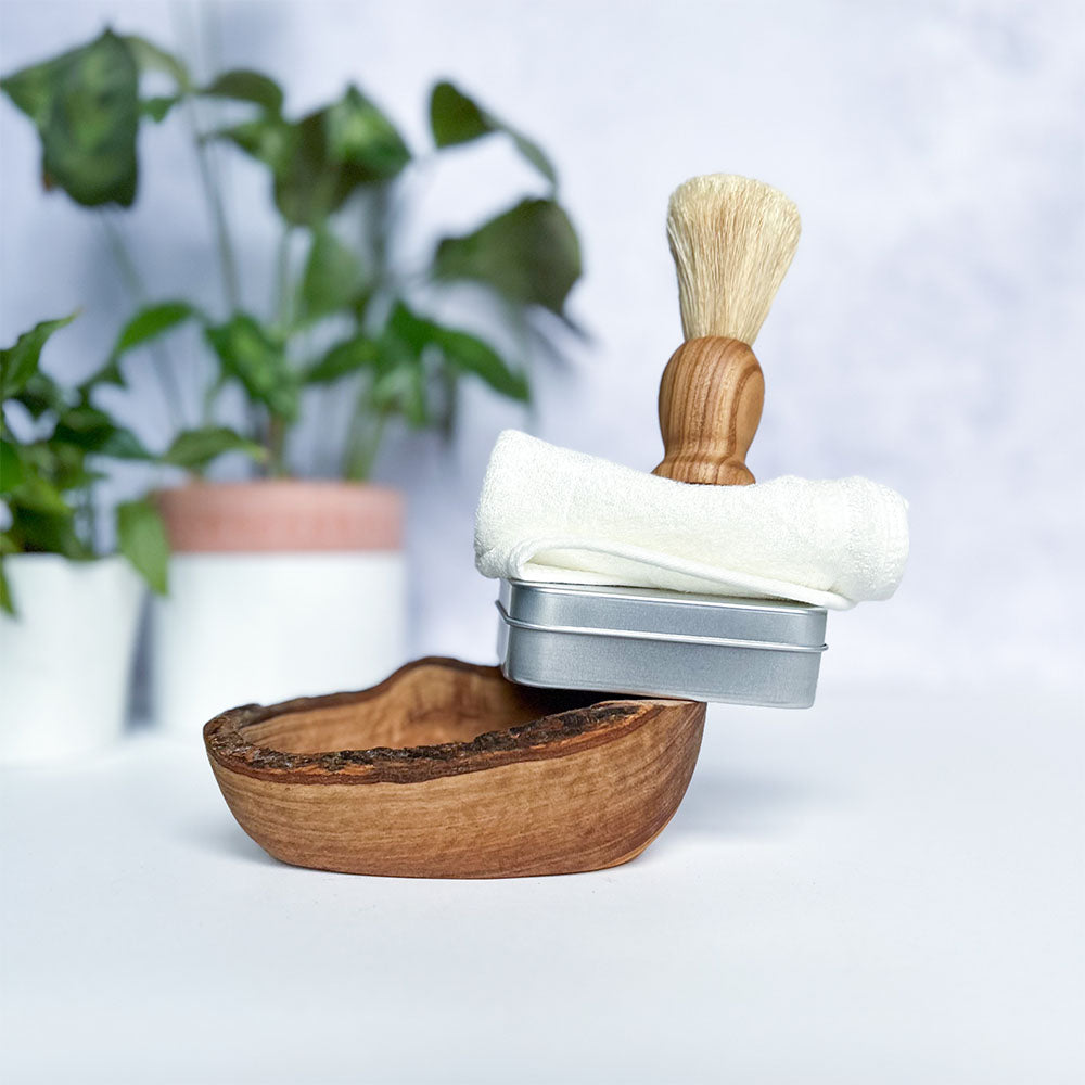 shoreline shaving vegan brush