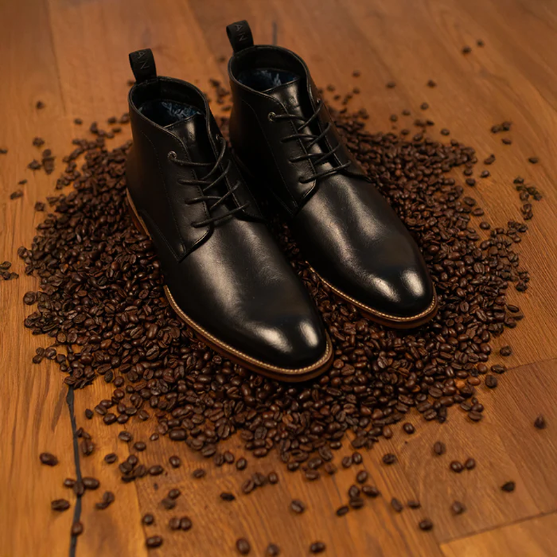 vegan espresso boots