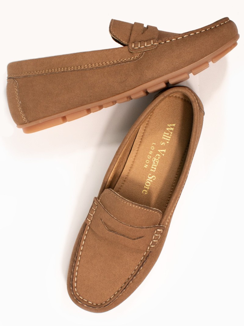 vegan penny loafers