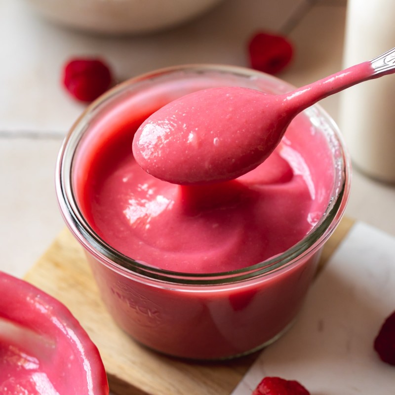vegan raspberry curd