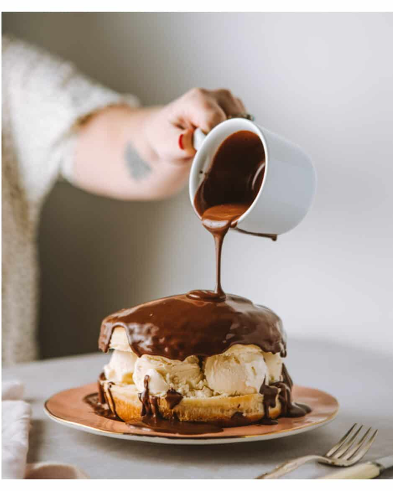 vegan profiteroles